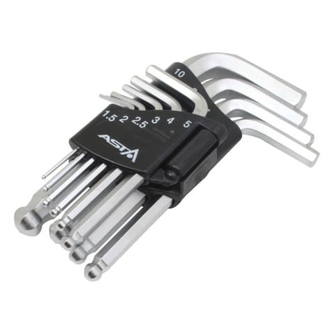 Scule de mana - A-709BP1 - Set chei imbus tip l, 1.5-10 mm, 10 piese
