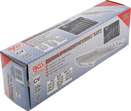 Set chei inelare cu cot 6x7 - 30x32 mm, 12 piese BGS 1214 [4]