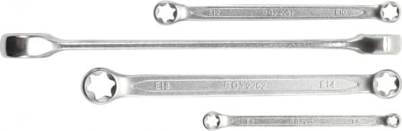Set chei inelare duble cu capete profil E, E6xE8 - E20xE24, 4 piese BGS 2264 [1]