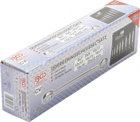 Set chei inelare, extra plate, 6-22 mm, 8 piese BGS 30300 [5]