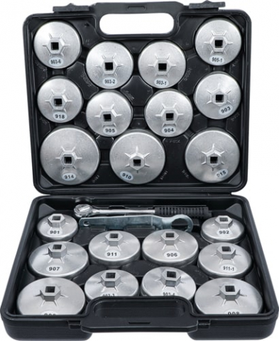 Scule Speciale - Set chei pentru filtre de ulei, antrenare 1/2", 23 piese BGS 1035