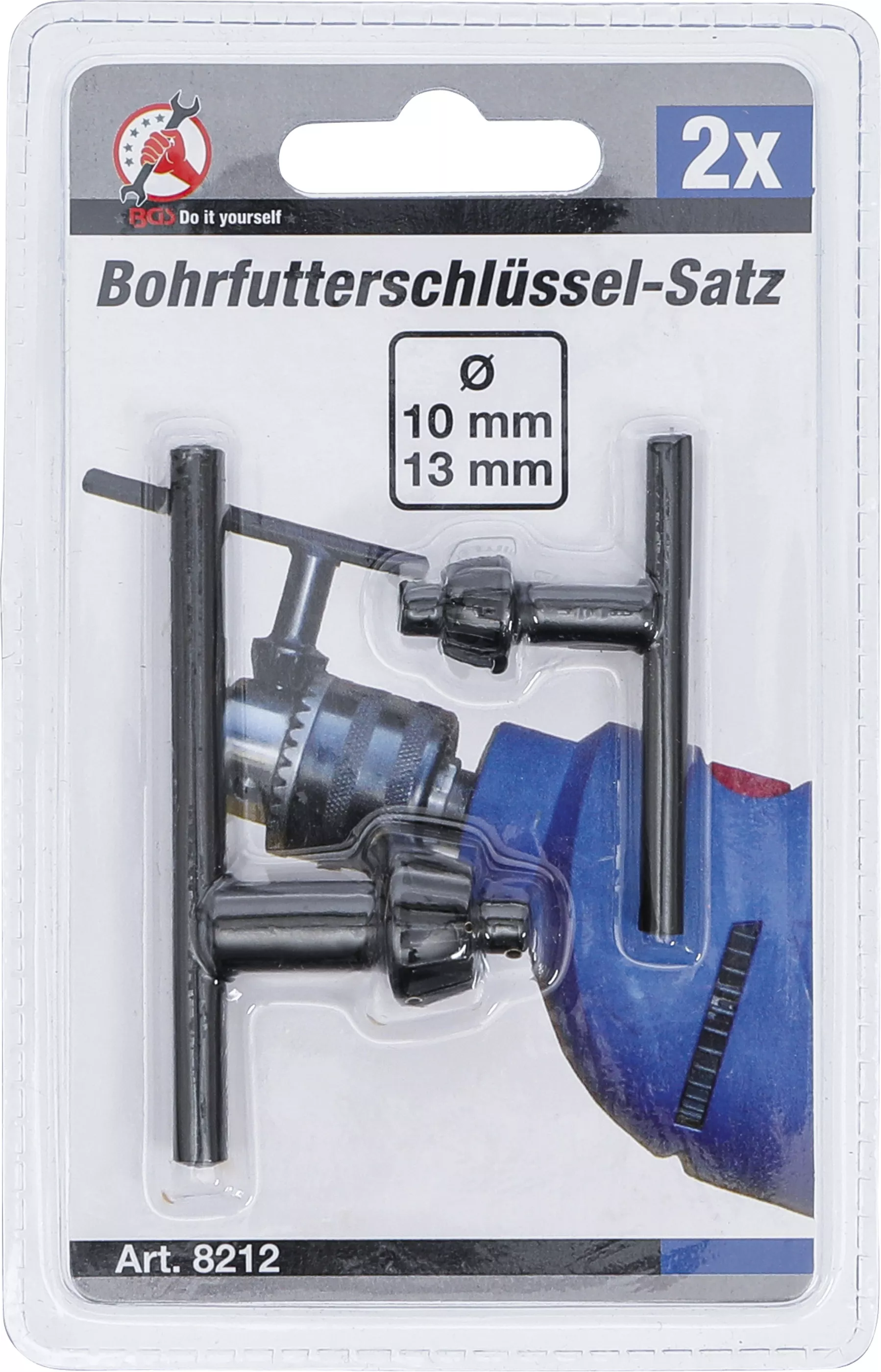 Set chei pentru bormasina 10-13 mm, 2-piese BGS 8212 [3]