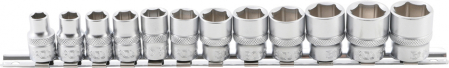 Tubulare - Set chei tubulare hexagonale 8 - 19 mm, actionare 3/8", 12 piese BGS 9104