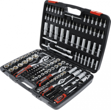 Set chei tubulare, antrenare 1/4" / 3/8" / 1/2", 172 piese BGS 15219 [3]