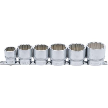 Set chei tubulare hexagonale 24 - 28 mm, actionare 1/2", 12 piese BGS 70102 [1]