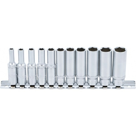 Tubulare - Set chei tubulare hexagonale, actionare 1/4”, 4 -13 mm, 11 piese BGS 2221