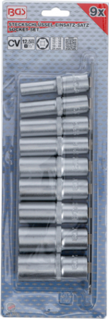 Set chei tubulare hexagonale lungi 10-24 mm, actionare 1/2”, 9 piese BGS 2223 [3]