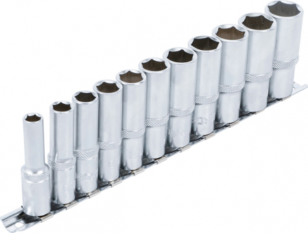 Set chei tubulare hexagonale lungi 8-19 mm, actionare 3/8”, 11 piese BGS 2222 [1]