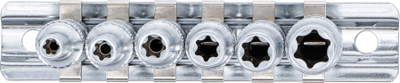 Set chei tubulare profil E, E4 - E10, antrenare 1/4", 6 piese BGS 6403 [2]