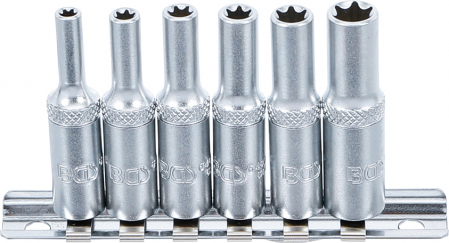 Tubulare - Set chei tubulare profil E, E4 - E10, antrenare 1/4", 6 piese BGS 6403