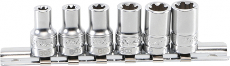 Tubulare - Set chei tubulare profil Torx Plus, antrenare 1/4", 6EP - 12EP, 6 piese BGS 9588