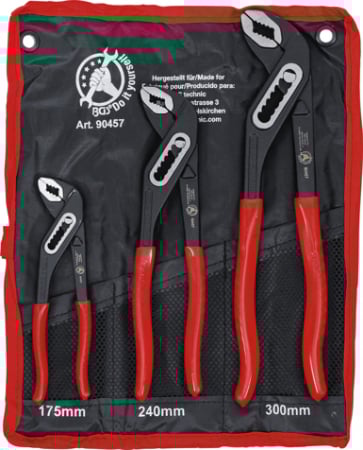 Scule de mana - Set clesti pentru instalator, 175 / 250 / 300 mm, 3 piese BGS 90457