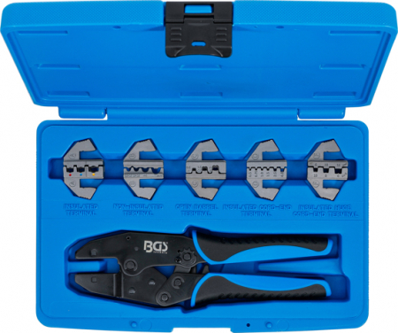 Set cleste de sertizat cu 5 bacuri interschimbabile BGS 1410 [3]