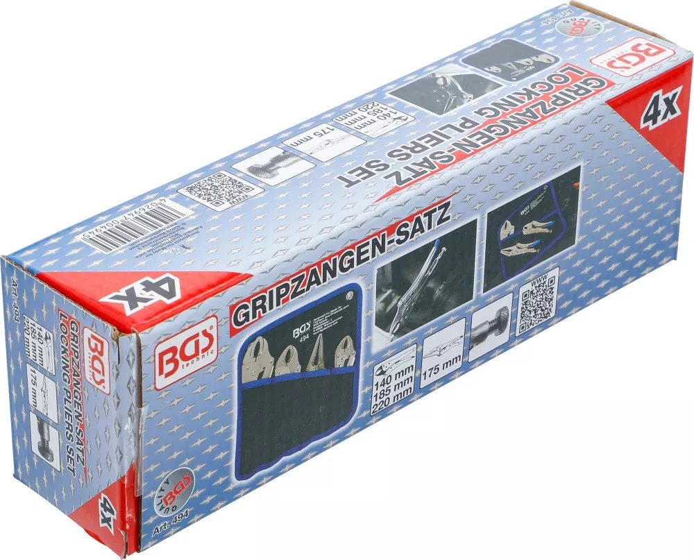Set clesti autoblocanti, 4 piese BGS 494 [5]