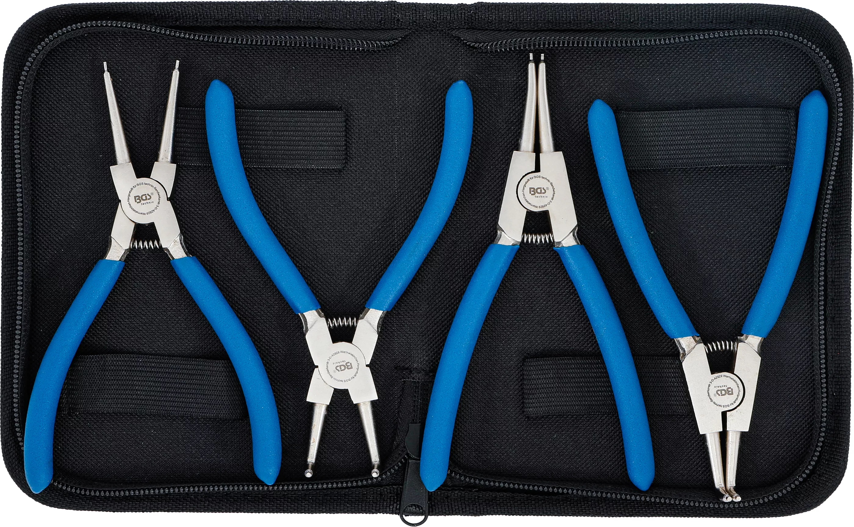 Scule de mana - Set clesti de sigurante 150 mm, 4 piese BGS 450
