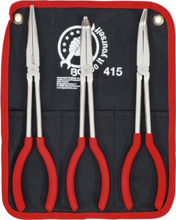 Scule de mana - Set clesti extralungi 260 - 280 mm, 3 piese BGS 415