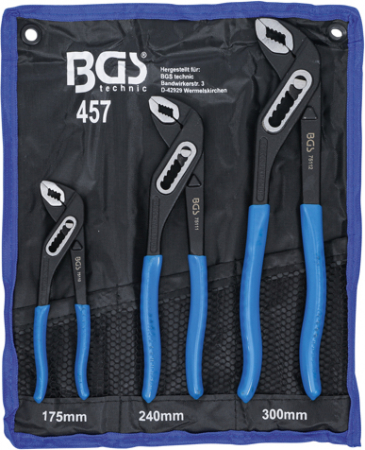 Clesti & Clesti Speciali - Set clesti reglabili, 3 piese BGS 457