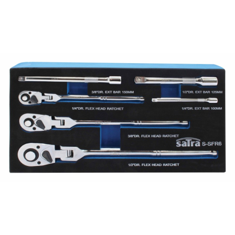 S-SFR6 - Set clichet 1/4″, 3/8″, 1/2″ cu prelungitoare [3]