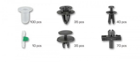 A-TC012 Set clipsuri cleme auto de plastic BMW, 290 piese [1]