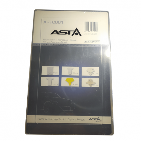 A-TC001 Set clipsuri cleme auto de plastic Renault, 300 piese