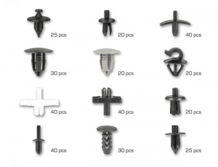 A-TC004 Set clipsuri cleme auto de plastic Volvo, 350 piese [1]
