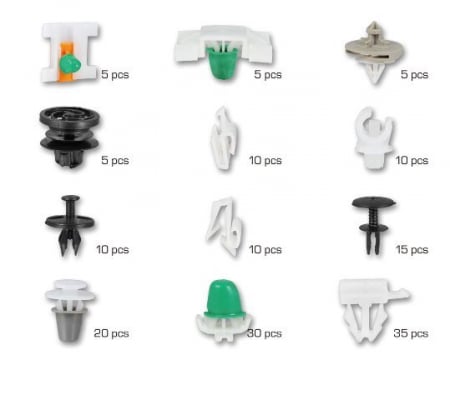 A-TC015 Set clipsuri cleme auto de plastic Audi, 160 piese
