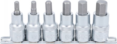 Truse si seturi - Set cu biti imbus 6-14 mm, antrenare cu tubulara 1/2", 6 piese BGS 8887