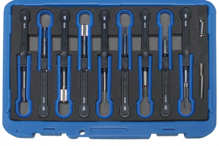 Scule Speciale - Trusa demontat terminale din prize si cuple electrice Man Volvo, 14 piese BGS 60150