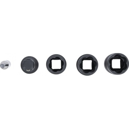 Set extractoare prezoane de roti 17 - 19 - 21 mm, antrenare 12,5 mm (1/2"), 3 piese, BGS 7467 [5]