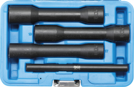 Tubulare - Set extractoare suruburi deteriorate 17 - 21 mm, actionare 1/2”, 4 piese BGS 5264