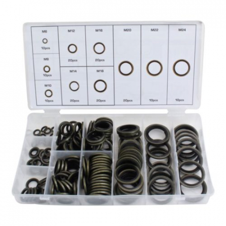 Consumabile - A-TC536 Set garnituri din metal cu cauciuc nr 150 piese