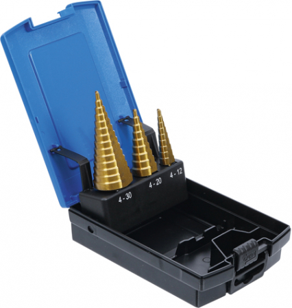 Set burghiu in trepte 4-30 mm, 3 piese BGS 1624 [1]