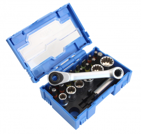 S-BS24S Set mini-clichet cu tubare si biti 1/4 24 piese [2]