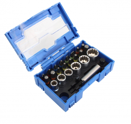 S-BS24S Set mini-clichet cu tubare si biti 1/4 24 piese [3]