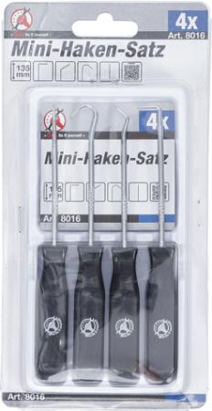 Set minicarlige cu maner din plastic, 4 piese BGS 8016 [2]