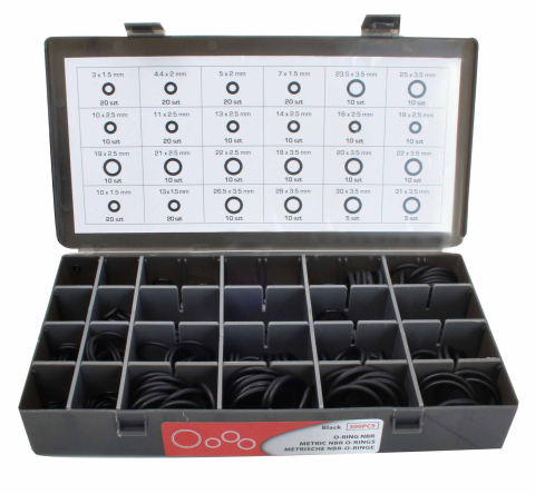 S-90111 Set o-ringuri rezistente la ulei 900 buc + organizator [5]