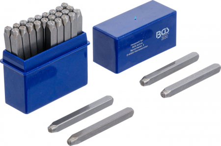 Scule de mana - Set pansoane litere, 3 mm BGS 2030