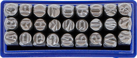 Set pansoane litere, 4 mm BGS 2031 [1]