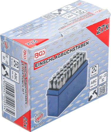 Set pansoane litere, 6 mm BGS 2033 [4]