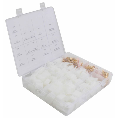Consumabile - A-TC537 Set papuci si conectori pentru sertizare tata/mama, pentru cabluri electrice, 580 piese