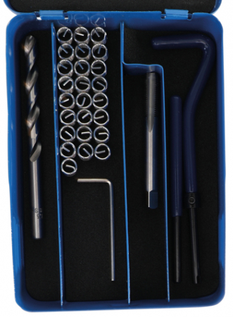Filiere si tarozi - Set pentru reparatii filete M7x1.0, 29 piese BGS 9431