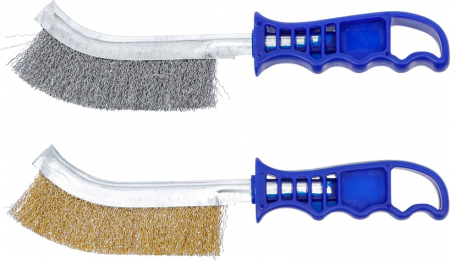 Set perii de sarma, sarma de otel si alama, 260 mm, 2 piese, BGS 71033 [2]