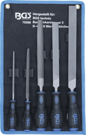 Scule de mana - Set pile de atelier, 5 piese, BGS 70098