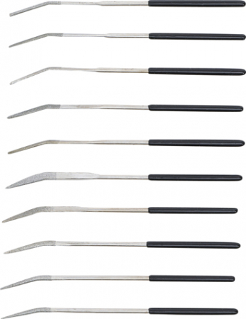 Set pile diamantate curbate 140x3 mm, 10 piese BGS 1921 [2]