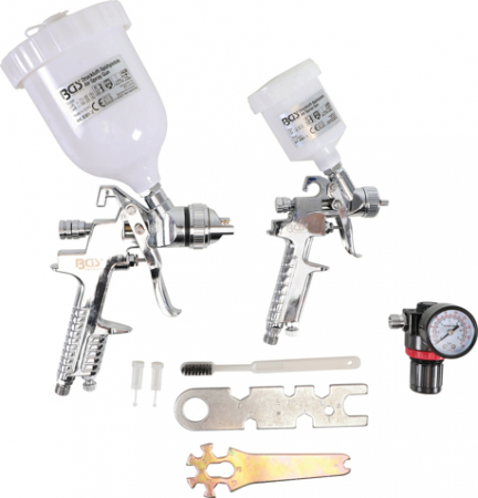 Scule pneumatice - Set pistoale de vopsit pnematice BGS 8381