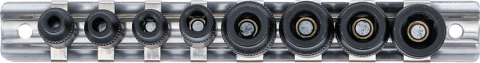 Set port-tarozi, extractoare pentru suruburi rupte, antrenare cu patrat interior magnetic 6,3 mm (1/4") / 10 mm (3/8"), 8 piese, BGS 9771 [2]