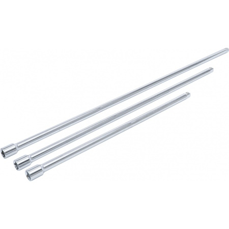 Scule de mana - Set prelungitoare extra lungi 450 / 600 / 750 mm, antrenare 1/2", 3 piese BGS 92237