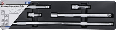 Set prelungitoare cu cap sferic, antrenare 1/2", 5 piese BGS 6112 [3]