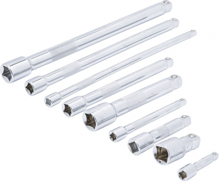 Set prelungitoare cu cap sferic, antrenare 1/4" / 3/8" / 1/2", 9 piese BGS 6113 [1]