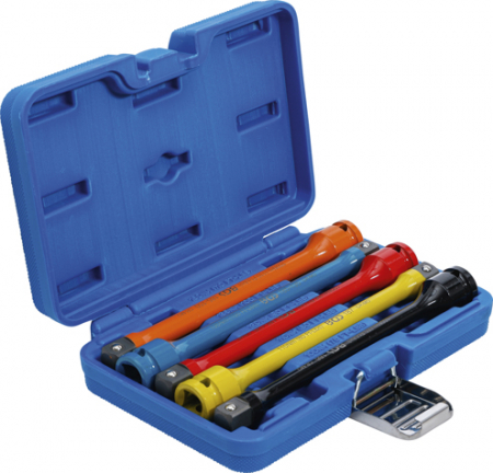 Set prelungitoare pentru prezoane de roti cu limitare la strangere, 100-150 Nm, 5 piese BGS 185 [1]
